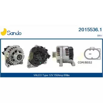 Alternateur SANDO 2015536.1