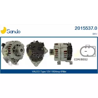 Alternateur SANDO 2015537.0