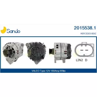 Alternateur SANDO 2015538.1