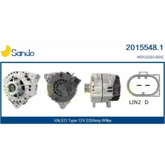 Alternateur SANDO 2015548.1