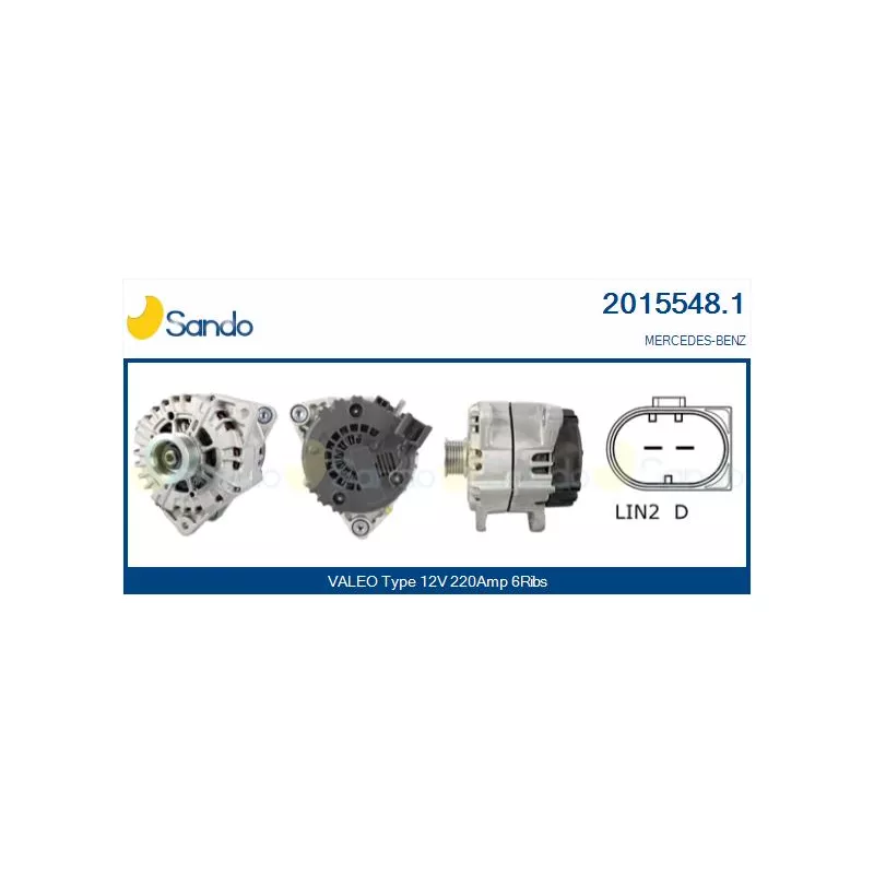 Alternateur SANDO 2015548.1