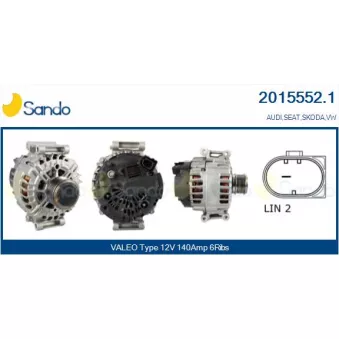 Alternateur SANDO 2015552.1