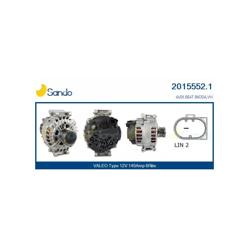 Alternateur SANDO 2015552.1