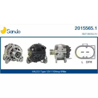 Alternateur SANDO 2015565.1
