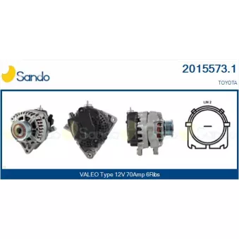 Alternateur SANDO 2015573.1