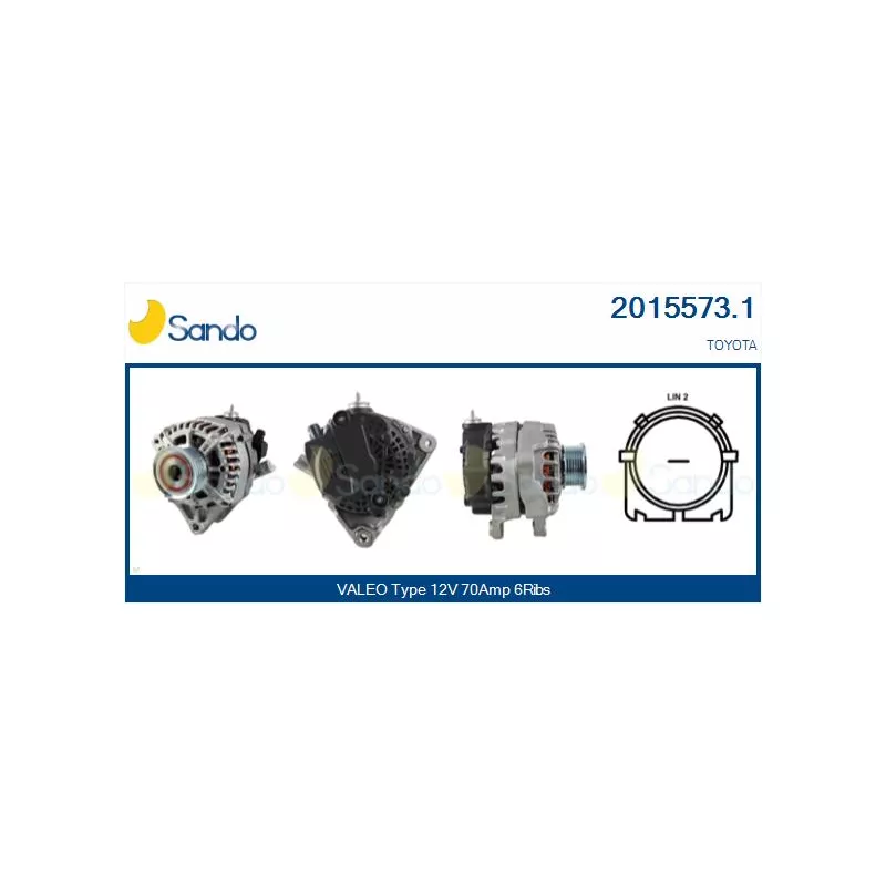 Alternateur SANDO 2015573.1