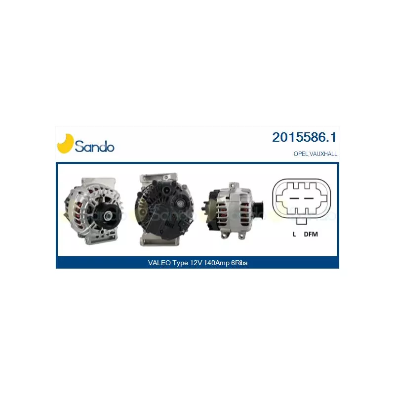 Alternateur SANDO 2015586.1