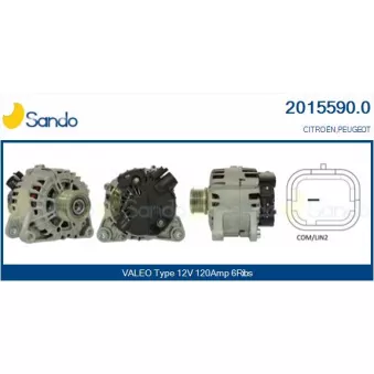 Alternateur SANDO 2015590.0