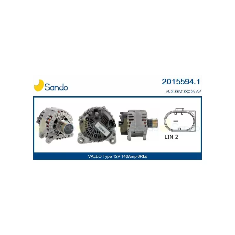 Alternateur SANDO 2015594.1