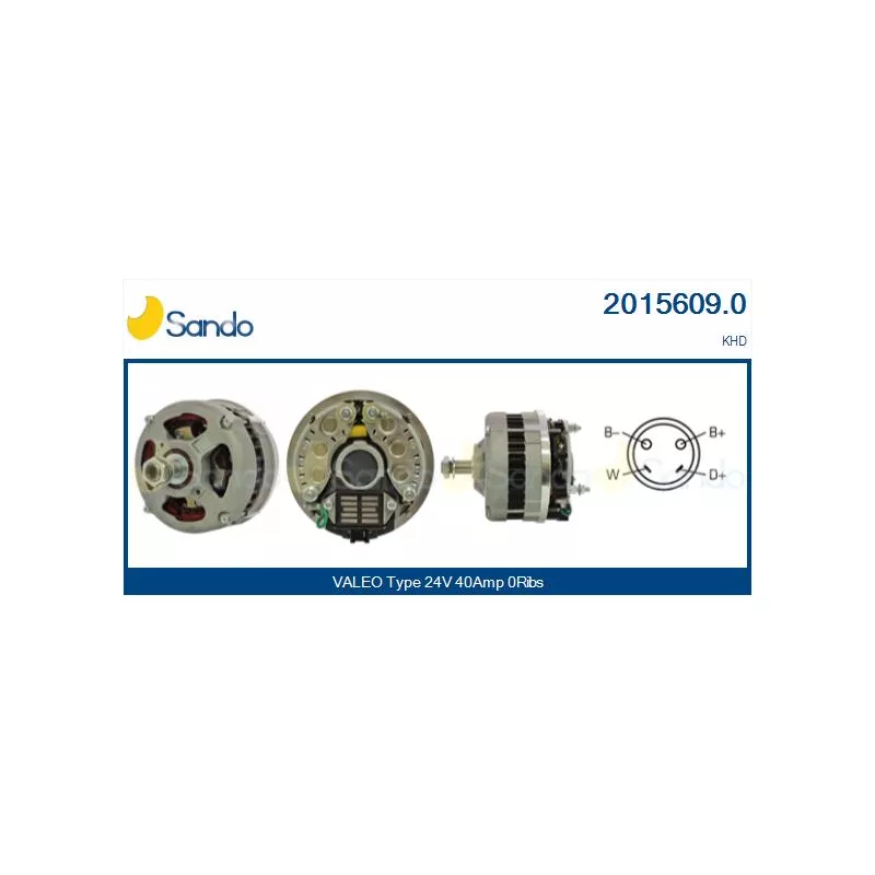 Alternateur SANDO 2015609.0
