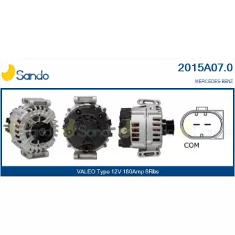 Alternateur SANDO 2015A07.0