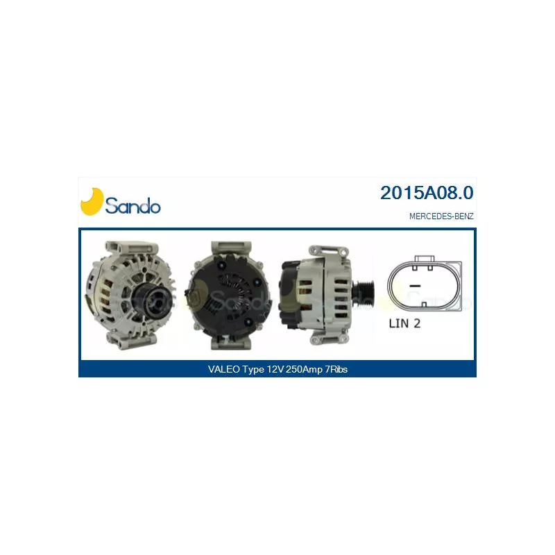 Alternateur SANDO 2015A08.0