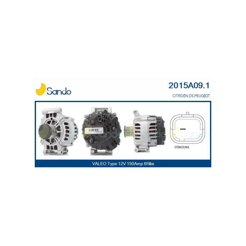 Alternateur SANDO 2015A09.1
