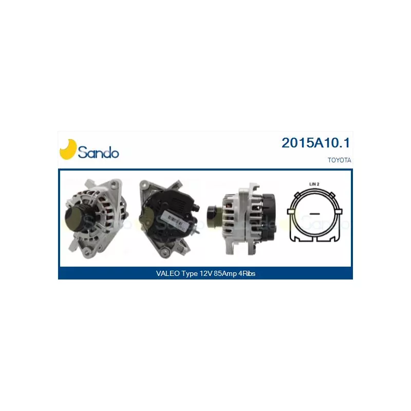 Alternateur SANDO 2015A10.1