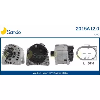 Alternateur SANDO 2015A12.0