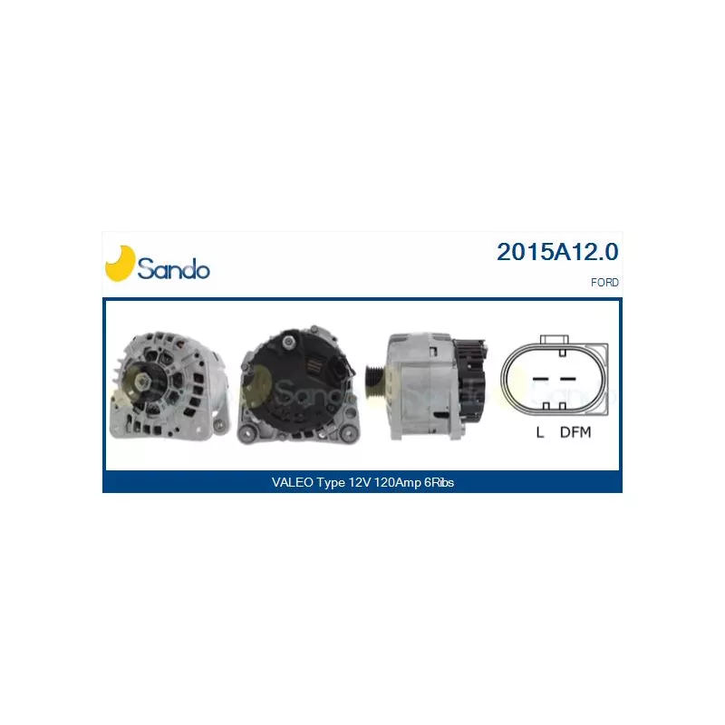 Alternateur SANDO 2015A12.0