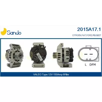 Alternateur SANDO 2015A17.1