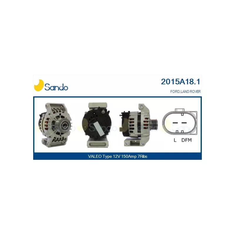 Alternateur SANDO 2015A18.1