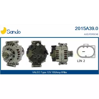 Alternateur SANDO 2015A39.0