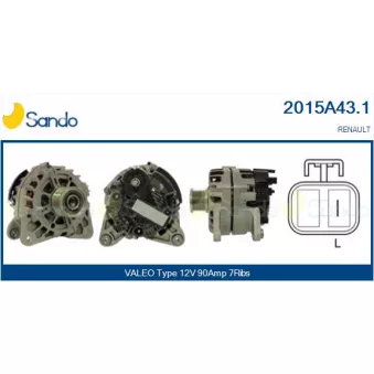 Alternateur SANDO 2015A43.1