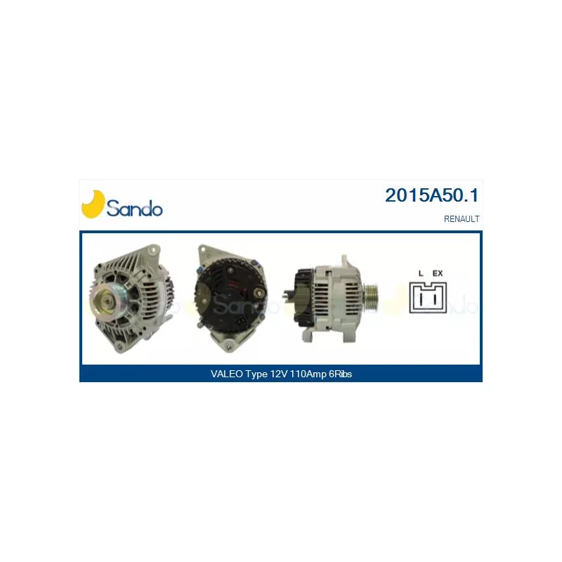 Alternateur SANDO 2015A50.1