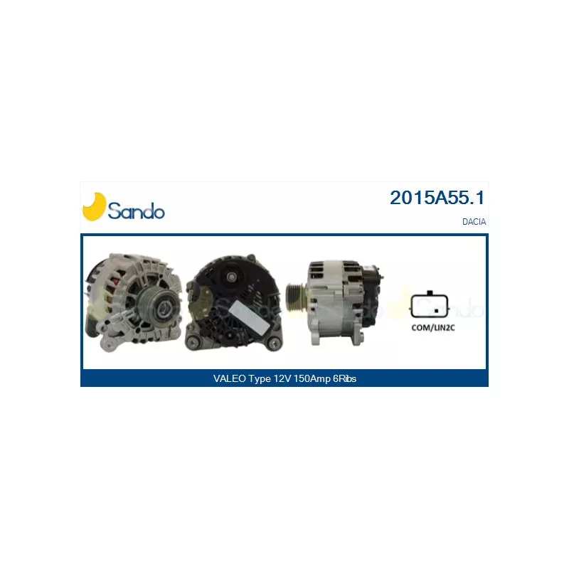 Alternateur SANDO 2015A55.1