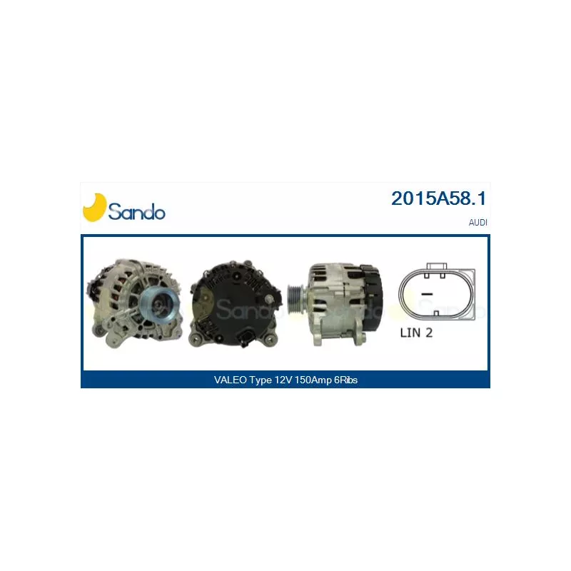 Alternateur SANDO 2015A58.1