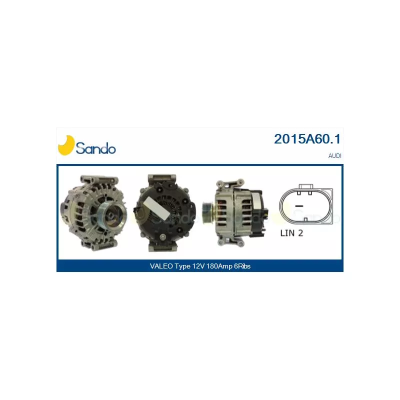 Alternateur SANDO 2015A60.1