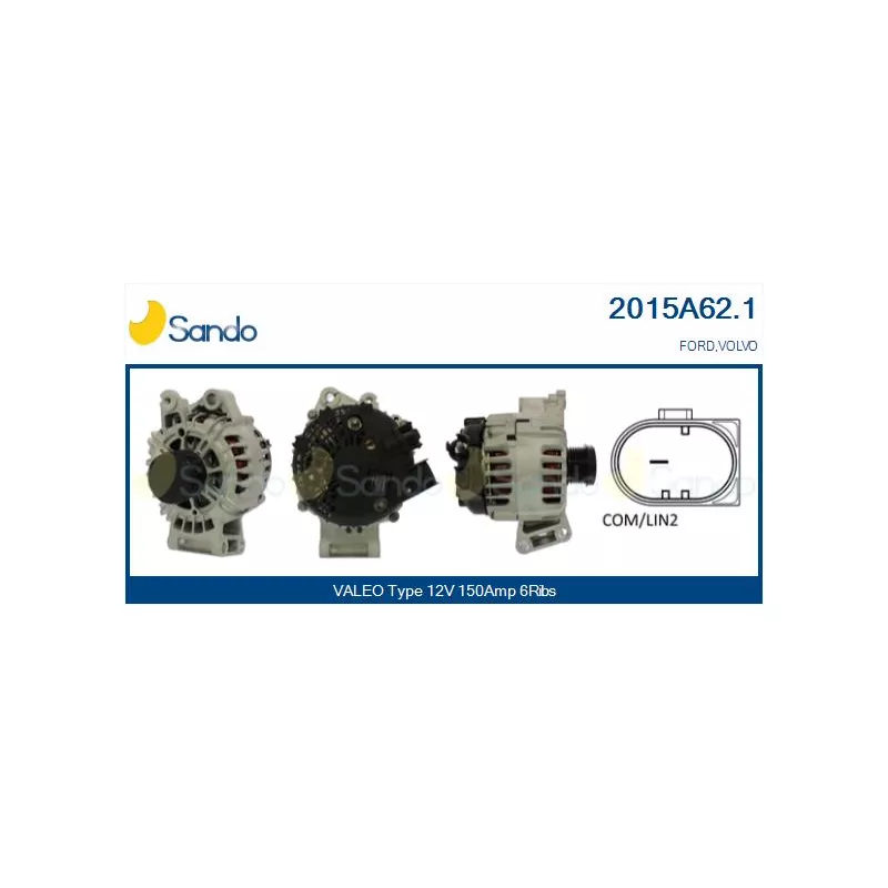 Alternateur SANDO 2015A62.1