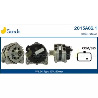 Alternateur SANDO 2015A66.1