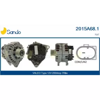 Alternateur SANDO 2015A68.1
