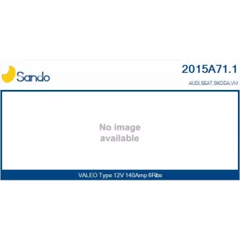 Alternateur SANDO 2015A71.1