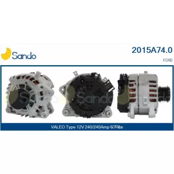 Alternateur SANDO 2015A74.0