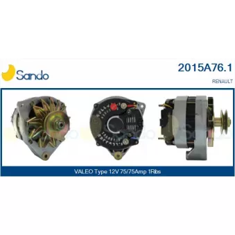 Alternateur SANDO 2015A76.1