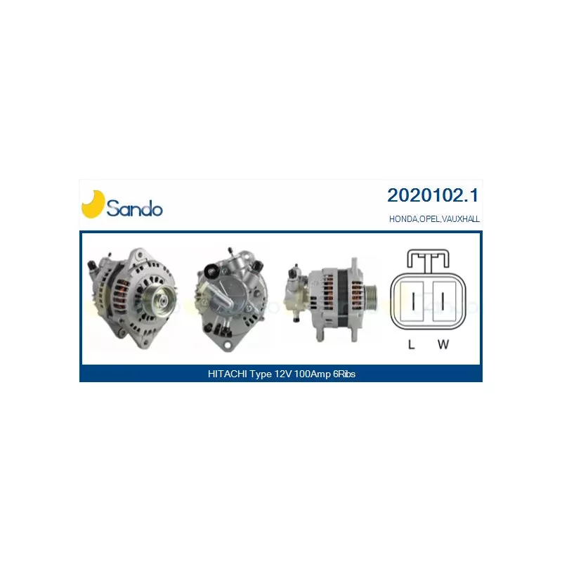 Alternateur SANDO 2020102.1