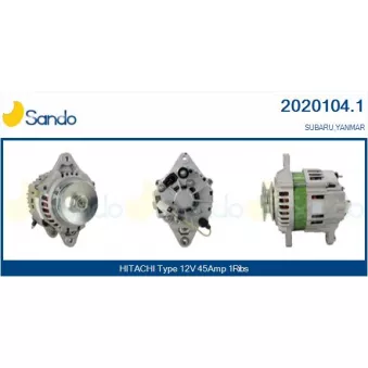 Alternateur SANDO 2020104.1