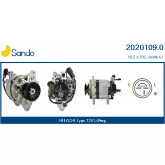 Alternateur SANDO 2020109.0
