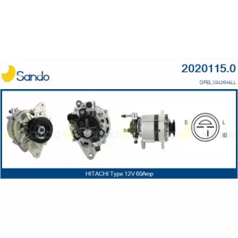 Alternateur SANDO 2020115.0