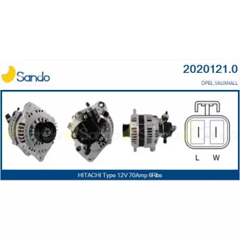 Alternateur SANDO 2020121.0