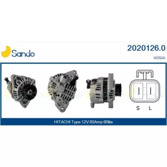 Alternateur SANDO 2020126.0