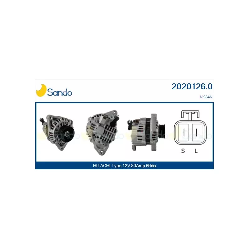 Alternateur SANDO 2020126.0