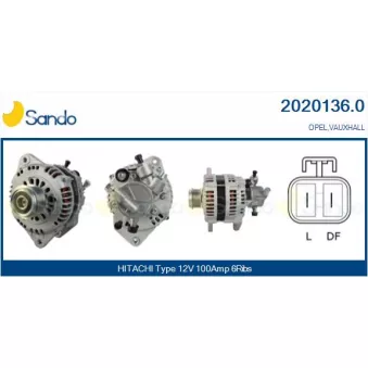Alternateur SANDO 2020136.0