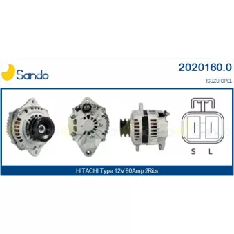 Alternateur SANDO 2020160.0