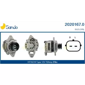 Alternateur SANDO 2020167.0