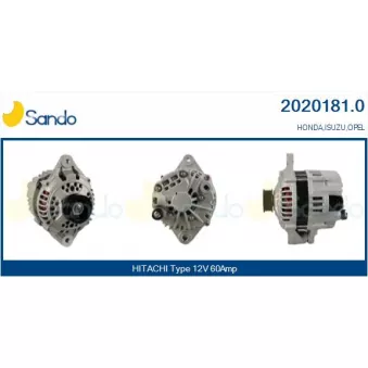Alternateur SANDO 2020181.0