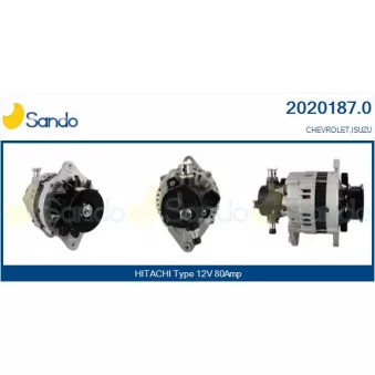 Alternateur SANDO 2020187.0
