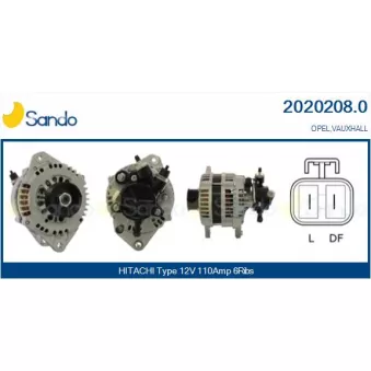 Alternateur SANDO 2020208.0