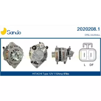 Alternateur SANDO 2020208.1