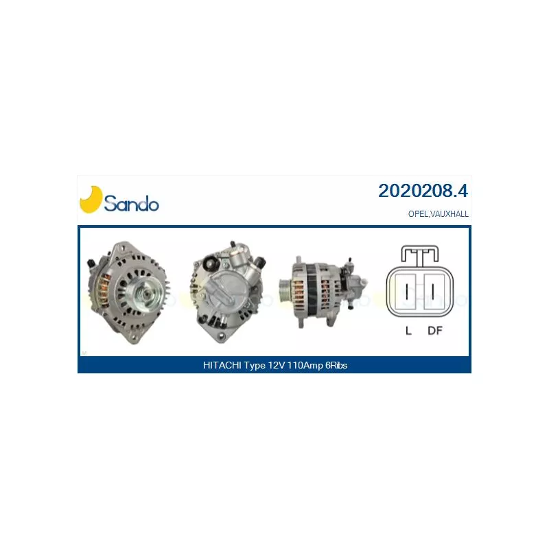 Alternateur SANDO 2020208.4