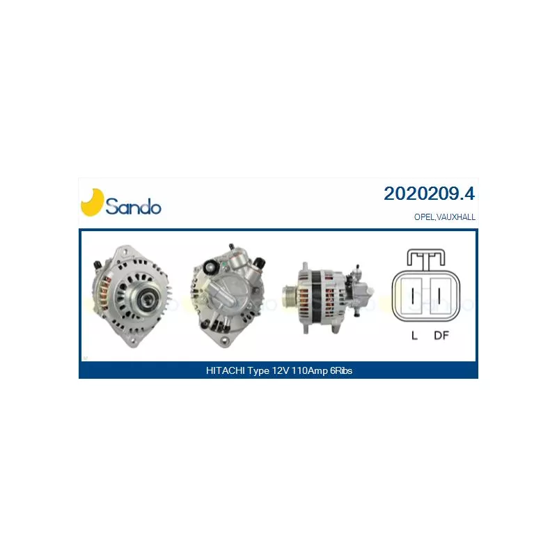 Alternateur SANDO 2020209.4